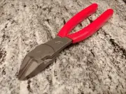 Snapon Tools 8" Vector Edge High Leverage Diagonal Cutter Pliers - RED