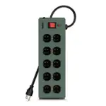 10-Outlet Metal Surge Protector with 15ft Power Cord (5-pack)