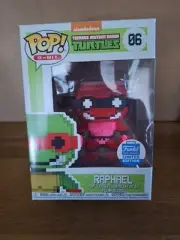Funko Pop! 8-Bit: Teenage Mutant Ninja Turtles - Raphael - (8-Bit, Neon) - Funko