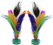 Entertainment Shuttlecock Set Chinese Kick Toy 2pcs Plume Kickball Exercise Leisure Toy for Girls and Boys