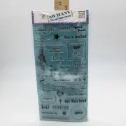 So Many Sentiments Clear Stamp Kit by 3 Birds Studio Scrapbooking SEALED Retired
