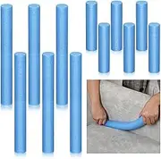 LEIFIDE 12 Pcs Slipcover Tuck Grips 16 Inch and 8 Inch Slipcover Grips for Sofa Non Slip Stretch Foam Sticks for Sofa Cover Sectional Couch Covers Recliner Chair Cushion Armchairs, Blue