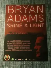 BRYAN ADAMS - Australian 2019 SHINE A LIGHT Tour - Laminated Promo Tour Poster