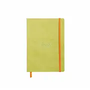 Clairefontaine Rhodiarama Soft Cover Note Book Ruled A5 GRN