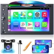 Double Din Car Stereo with CD/DVD Player, 7-inch Touch Screen Car Stereo with...