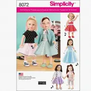 "ChicStitch 18" Doll Fashion Patterns: Sew Stylish Outfits for Your Dolls"