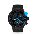 【SWATCH】BIG BOLD系列手錶 CHECKPOINT BLUE 瑞士錶 錶(47MM)