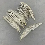 100 Pcs 13-18CM/5-7Inch Natural Plumes Silver Pheasant Tail Feathers For Crafts