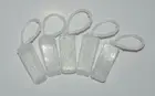 5 BATH BODY WORKS WHITE GLITTER POCKETBAC HAND SANITIZER HOLDER CASE SLEEVE LOT