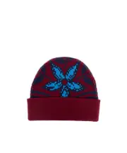 Etro Turn-Up Hem Knitted Beanie One size Burgundy red
