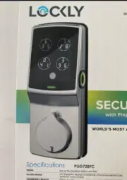Lockly PGD728FC Secure Plus Deadbolt with RFID Cards