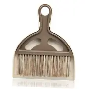 Mini Broom and Small Dustpan Brush - Mini Broom and 1set Brown Rice White