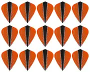 5 New Sets Harrows Quantum X Kite Dart Flights - Ships w/ Tracking - Orange