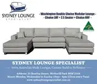 AUSTRALIAN MADE Washington 3P U-shape Theater Double Chaise Modular Lounge Suite