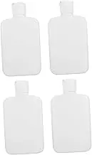Alipis 4pcs Holy Water Bottle Holy Water Container Small Bottles Church Decorations for Wedding Church Decoration Wedding Party Favors Plastic White