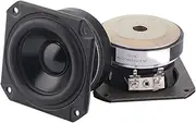 JINGERL 2Pcs 3 Inch Full Range Speaker Driver 4 Ohm 40W Bookshelf Speaker Loudapeaker Home Theater