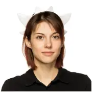 White Dragon Trainer Light Fury Halloween Costume Horn Headband Adult/Child