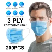 4x Face Mask 3 Layer Protective Mouth Masks Filter Respirator Daily AU STOCK