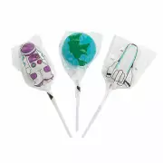 Outer Space Lollipops, Planet Party Favors, Solar System Theme, 12 Pieces