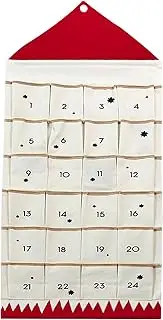 Fabric Advent Calendar 24 Pockets Christmas Advent Calendar 2023 DIY Empty to Fill Yourself Hanging Storage Organiser DIY