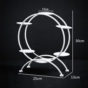 免運 點心架 包郵鐵藝三層花邊蛋糕盤 蛋糕架 展示架 點心盤 西點 婚慶 甜品桌