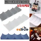 Fridge Organiser Stacking Wine Bottle Kitchen Rack Beer Can Holder Space Saving