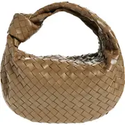 Bottega Veneta Teen Jodie Intrecciato Leather Hobo in Pinecone Gold at Nordstrom One Size