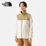 THE NORTH FACE POLARTEC100 ZIP-IN 女 立領刷毛外套NF0A81SRROR 奶茶