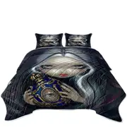 Dark Art Alchemical Angel and Witched Vase Coverlet