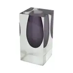 Tizo Smoky Lucite Vase