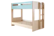 Charlie Bunk Frame - King Single / Aqua