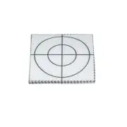 12 Pcs Survey Reflector Sheets 80x80mm Adhesive Reflective Target Sheets White