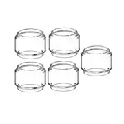 Geekvape Zeus Glass Tank 5 Pcs Spare Glass Pyrex Tank Bulbs compatible with GeekVape Zeus Sub Ohm / Zeus X RTA 4.5Ml(Transparent)