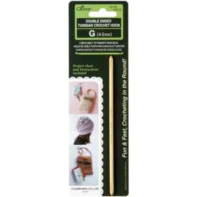 Clover Size G Double-Ended Tunisian Crochet Hook