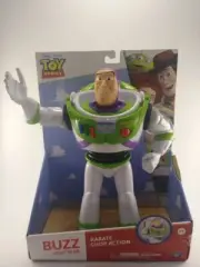 NEW! Toy Story Buzz Lightyear Karate Chop Action Poseable Head, Wait& Joints