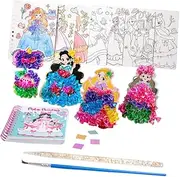 PERSELOSO 1Set Puncture Painting Kit DIY Drawing Boards with Handmade Stitchwork for Creative Fun Art Crafts for Engage Imagination with Beautiful Dress Designs