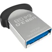 SANDISK USB3.0 FLASH DRIVE 64GB ULTRA FIT CZ43-64GB