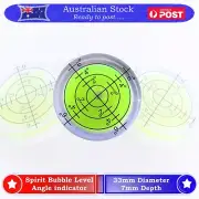 Spirit Bubble Level Caravan RV Round Green Bullseye 32mm Levelling LCD TV Camera