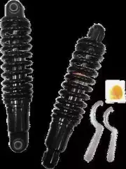 DS Blk 12in Heavy Duty Premium Height Adj Shocks Dyna Super Glide T-Sport 01-03