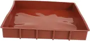 WATIIFUFU Silicone Baking Mold Rectangular Non Stick Toast Pan for Toaster Oven Lightweight and Space Saving Bakeware for Bread Cakes Cookies and Roasting Vegetables