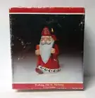 Walking Old St. Nicholas Santa Votive Holder Holiday Decor Cape Cod Christmas