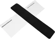 TEHAUX Keyboard Stand Keyboard Lifter Base Wrist Support for Keyboard Desk Accessories Keyboard Riser with Wrist Rest Tilted Keyboard Riser Ergonomic Wrist Rest Pad Office Gel Acrylic