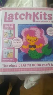 Latch Kits Mermaid Mini Rug Craft Kit