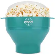 Popco Silicone Microwave Popcorn Popper Dishwasher Safe 15 Colors 1.5qt