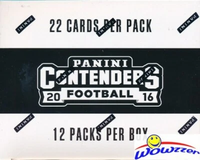 2016 Panini Contenders Football HUGE Factory Sealed JUMBO FAT Box-264 Cards!