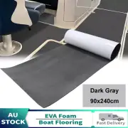 Dark Gray EVA Foam Boat Flooring Carpet Marine Teak Decking Sheet 90x240cm Mat
