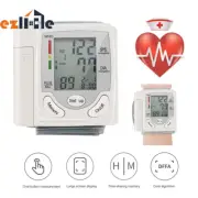Wrist LCD Digital Heart Beat Rate Pulse Measure Blood Pressure Monitor Device BP