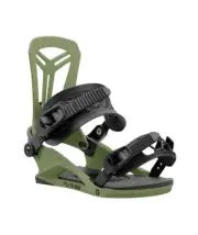 Union Flite Pro Men's Snowboard Bindings, Olive Green, Small MY25
