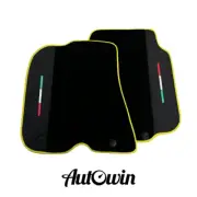 AutoWin Brand Black Floor Mats for Ferrari 812 Superfast with Leather (for: Ferrari)