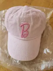 100% AUTH BARBIE TRUCK TOUR EXCLUSIVE COLLECTIBLE PINK CORDUROY BASEBALL CAP HAT